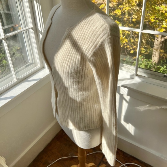 Esprit Sweaters - ESPRIT soft sexy angora blend ribbed bodycon cardigan